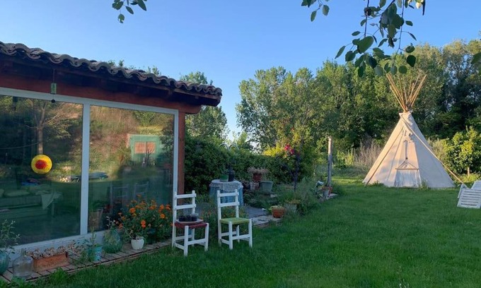Cintruenigo House | finca con piscina Tipis indios,cerca de senda viva