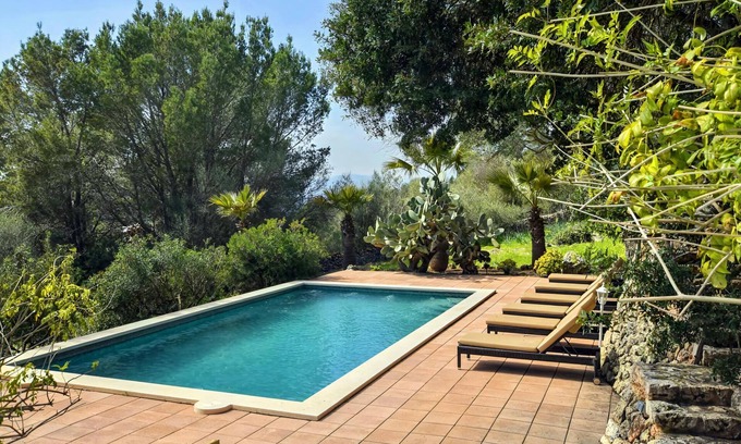 Santa Maria del Cami House | Finca in Santa María with Private Saltwater Pool