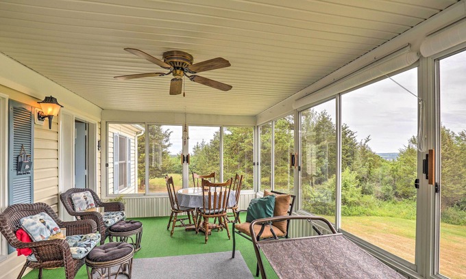 Himrod House | Finger Lakes Retreat w/Sunroom, Fire Pit & BBQ!