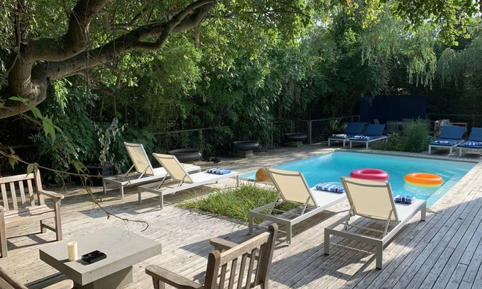 Fire Island Pines House | Fire Island-pines-historic House-heated Pool AND HOT TUB