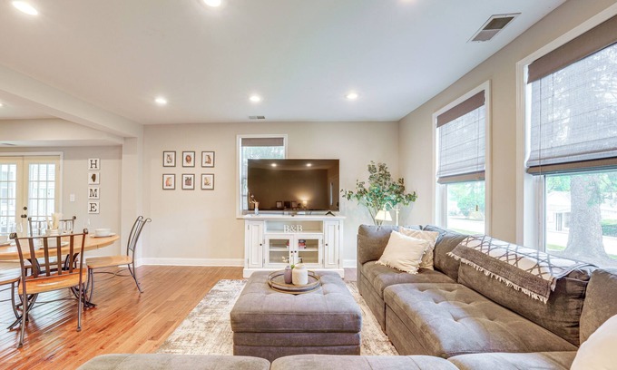 St. Charles House | Fire Pit & Grill: Family Home on Fox River Trail!