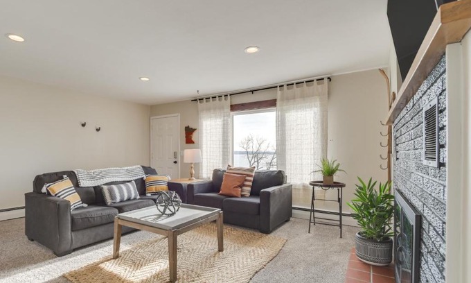 Detroit Lakes Apartment | Fire Pit, Waterfront and Boat Dock Detroit Lake Gem