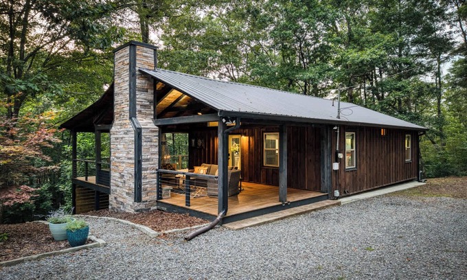 Mineral Bluff Cabin | Firefly Ridge - pets, hot tub, games, fire pit