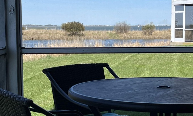 Ocean View Condo | First floor end unit condo with stunning scenic bay water view!