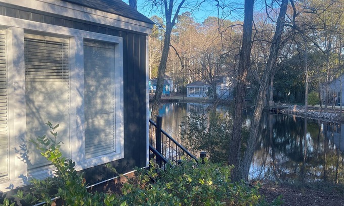 Rocky Mount House | Fish from your deck near 10th hole of golf course