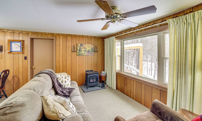 Steuben Cabin | Fish, Hike & Relax: Riverfront Manistique Cabin