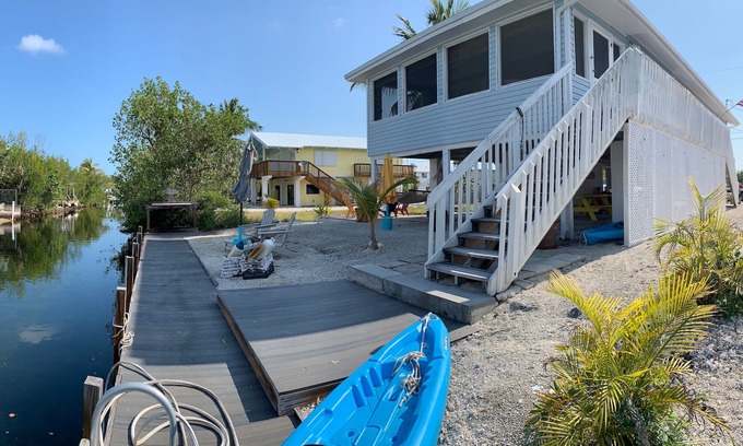 Port Pine Heights House | Fisherman’s Paradise - Ocean & Gulf Access! Key Deer Preserve. TIME TO FISH!