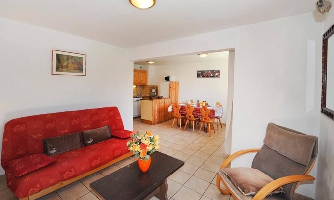 Le Bettaix Apartment | Fitness, sauna, terrace, balcony, parking, tv, 52m², Les Menuires