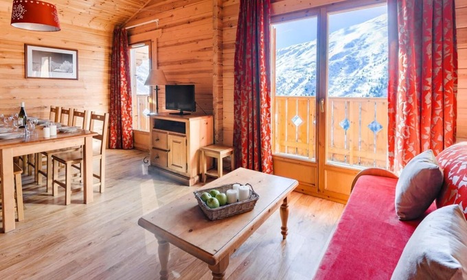 Valmeinier Apartment | Fitness, swimming pool, terrace, balcony, tv, 35m², Valmeinier