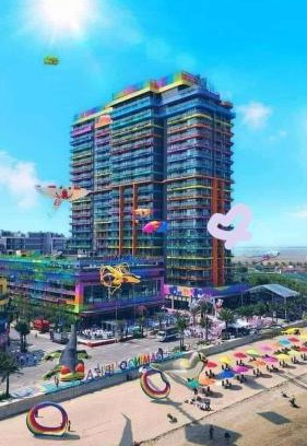 Hoang Hoa Apartment | Flamingo Ibiza Hải Tiến, Căn 2 phòng ngủ view trực diện biển tiêu chuẩn 4NL 2TE