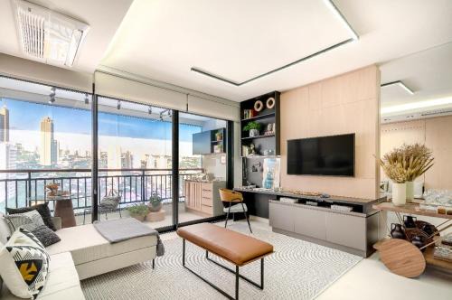 Aclimacao Apartment | Flat de Luxo Decorado, com Lava Louças