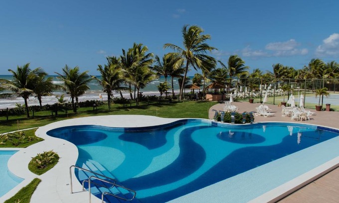 Jenipabu Apartment | Flat Guarajuba Beira da Praia pé na areia