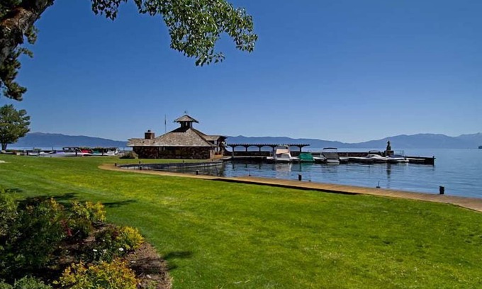 Tahoe Pines House | Fleur Du Lac 18 By Tahoe Getaways - Lakefront Monthly Rental with Pool, Tennis, Gym, Boat Slip