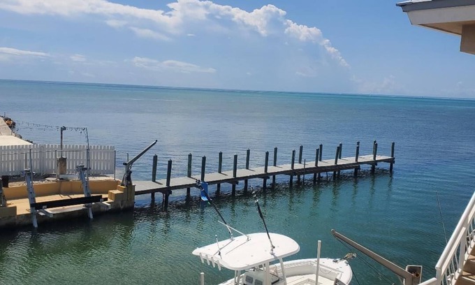 Blue Waters House | Florida Keys Ocean Front Ocean Views On Deep Water Canal