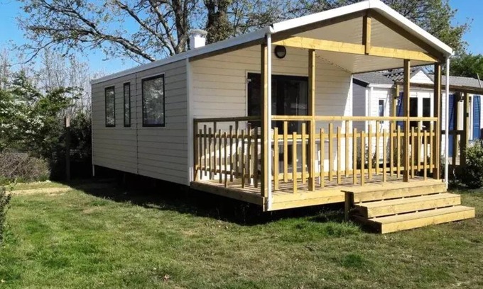 Les Achards House | Flower Camping Le Pavillon * - Mobile home Comfort 23m2 - 2 bedrooms + Semi-covered terrace 9m2 4 people