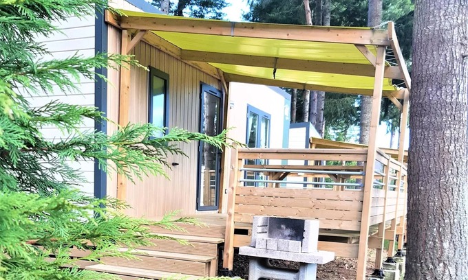 Neuveglise-sur-Truyere House | Flower Camping Le Belvédère * - Mobil-home Premium EPIE - 2 bedrooms 4 people