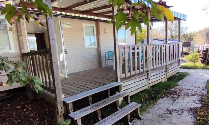 Martiel House | Flower Camping Le Lac aux Birds * - Mobil-home Standard 30 m2 (3 bedrooms) + covered terrace 12m2 6 persons