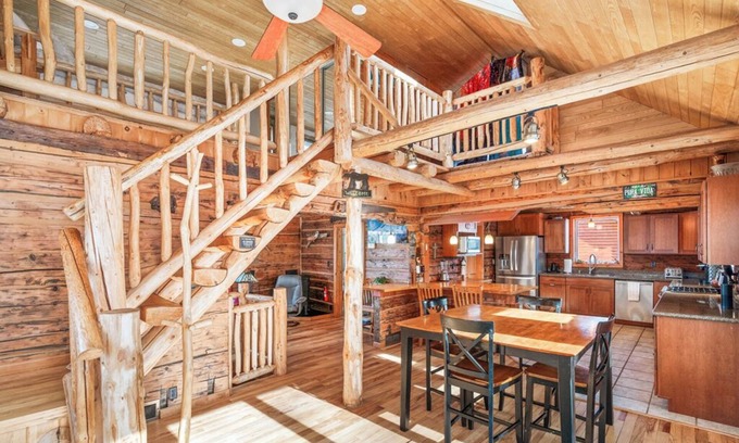 Two Harbors House | Flowing Waters Log Home - Historic Charm, Modern Comfort