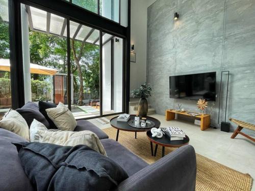 Plai Laem Villa | Forest Hill Residences Koh Samui Villa Alaia 3bd, 5 min walking from Fishermans Village