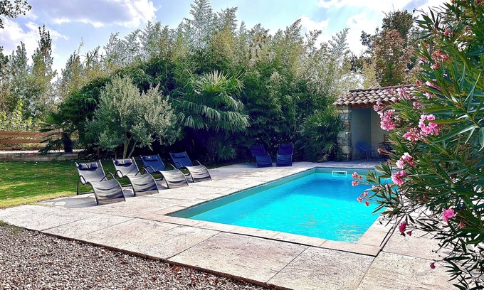 Brujas House | Former barn in typical Ardèche hamlet with private pool!