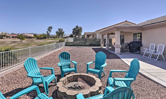 Fort Mohave House | Fort Mohave Home w/ Grill & Golf Course Views!