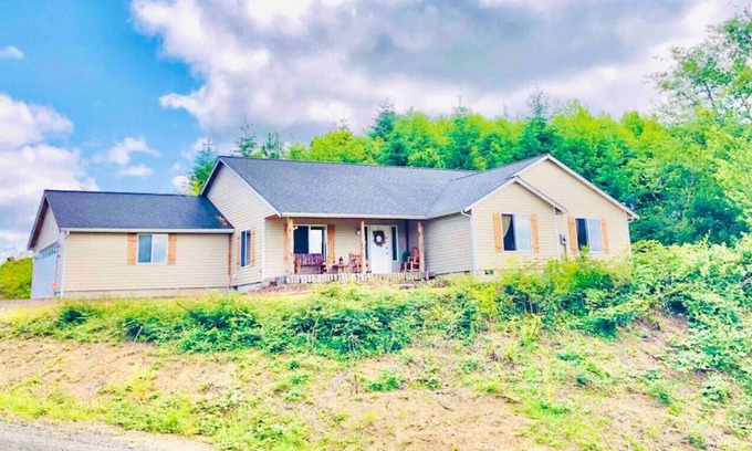 Raymond House | Four Bedroom Home with Hot Tub and Views