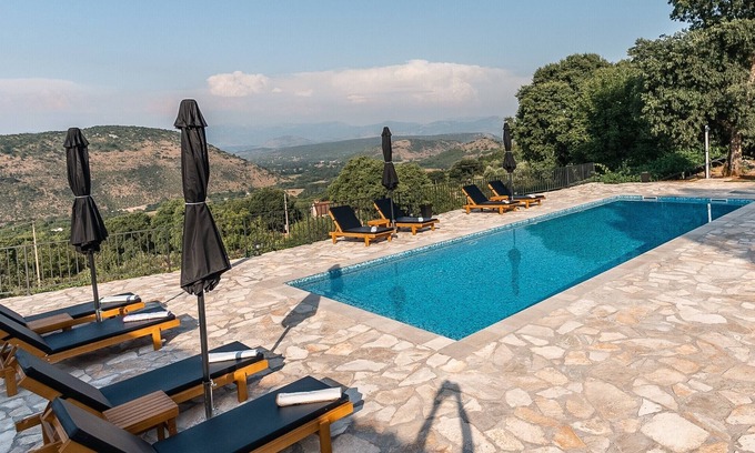 Pricelje Villa | Four bedroom stone Villa with swimming Pool and stunning view