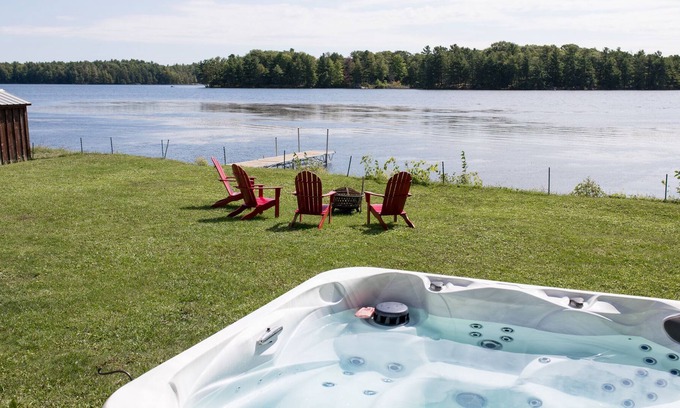 Athens Cottage | Four-season Lakefront Cottage with a Hot Tub.