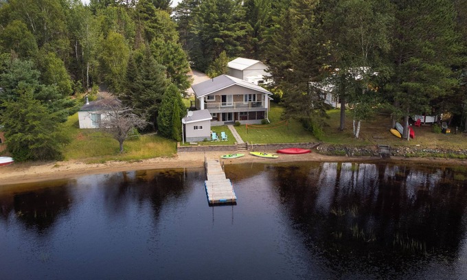 Sudbury District Cottage | Four Season Serene Lake House with Stunning Lake Views, Private Dock and Sauna.