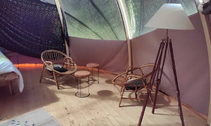 Eclaron-Braucourt-Sainte-Liviere Cabin | Wigwam les Étoiles Pour Toile de Fond
