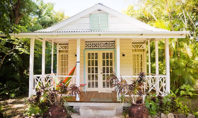 Bouvet Island Cottage | Frangipani Cottage at Balenbouche Estate, on 70 acres of beachfront property