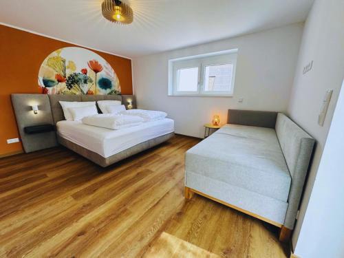 Großhabersdorf Apartment | Frankenherz-Apartments - Premium Wohnung mit Terrasse & zwei Schlafzimmern, nahe Playmobil-Funpark, Self-Check-In