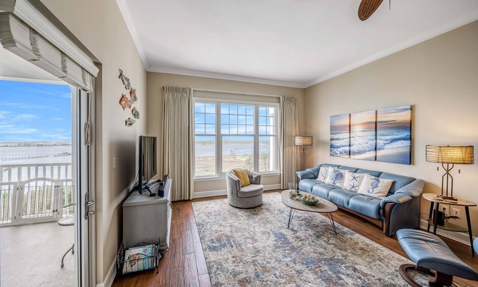 Upper Grand Lagoon Condo | FREE Daily Golf! Reflections 805 Amazing Top Floor View, Resort Pool, Hot Tub