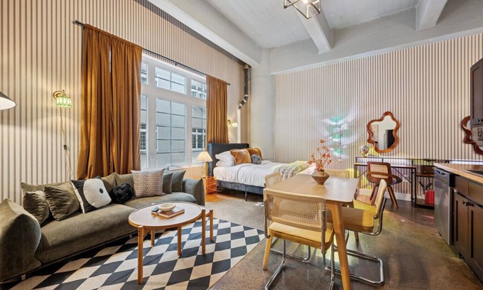 Brewerytown Apartment | Free Parking, Gym, Rooftop, Game Room | Vive Loft