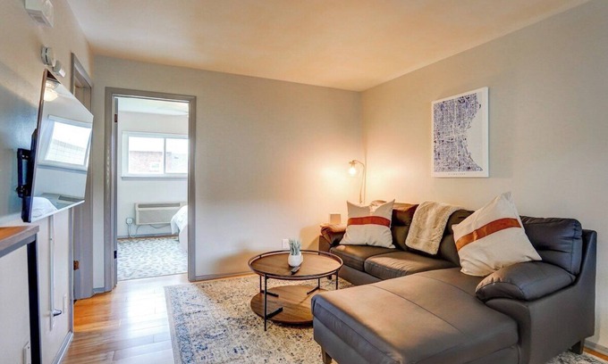 West Allis Apartment | Free Parking. Private Entrance. Close to Med Center