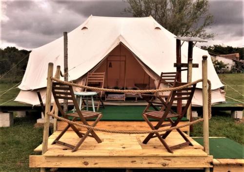 Le Vieux-Cerier Other | French Fields Luxury Glamping Twin Emperor Tent