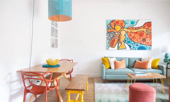 San Diego Coast Apartment | Fresh & Walkable Bright Beach Bungalow