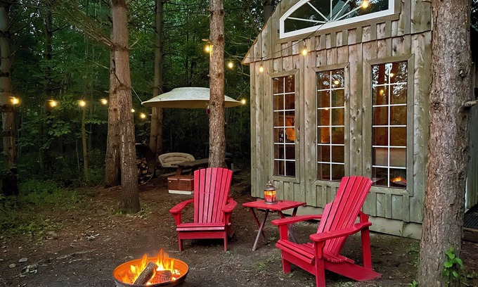 Prattsburgh Cabin | FROG HOUSE - ROMANTIC - OFF GRID - WINE TRAIL CABIN - Pet Friendly! 4 Seasons