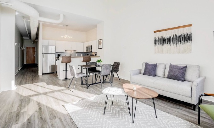 Mile Square Apartment | Frontdesk | 2 BR Apt by Indiana Convention Center