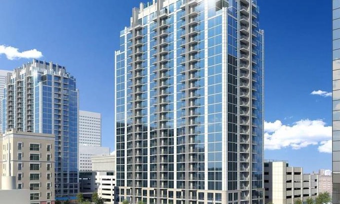 Charlotte Center City Apartment | Frontdesk | Skyhouse Apts Uptown Charlotte, Nc