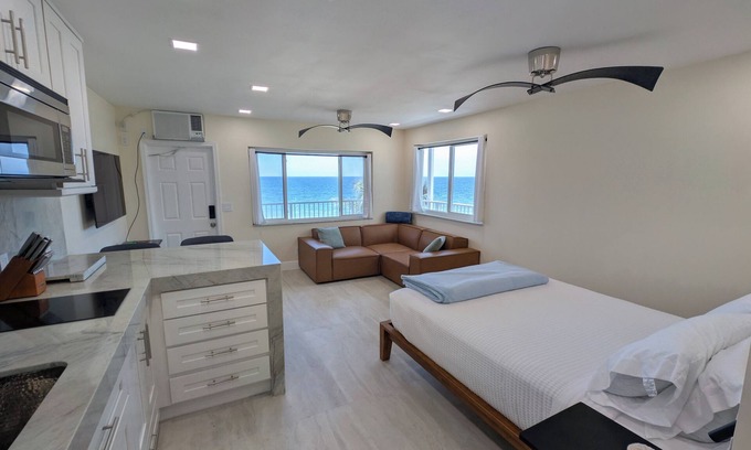 Lauderdale-by-the-Sea Apartment | Full Remodel, Direct Beachfront 3rd Floor Corner Unit, Fantastic Views!