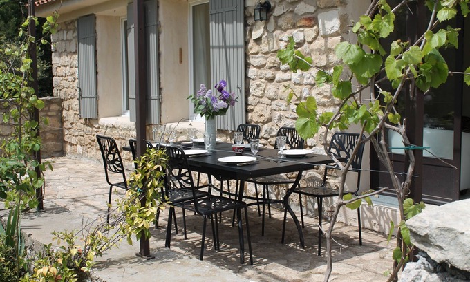 Murs Villa | Fully air-conditioned stone house with private pool and enclosed garden
