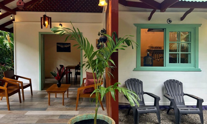 Cocles House | Fully equipped bungalow in beautiful jungle garden, near beaches