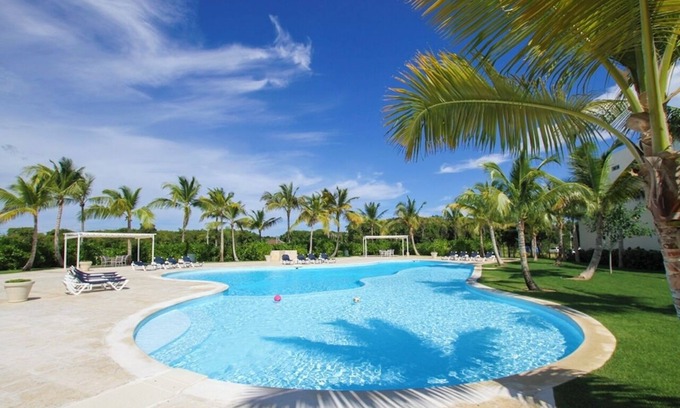 Punta Cana Apartment | Fully equipped apartment overlooking golf course at luxury beach resort