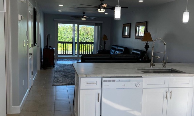 Indialantic By The Sea Condo | Fully furnished 2 bedroom 2 bath condo, across A1A from the beach.