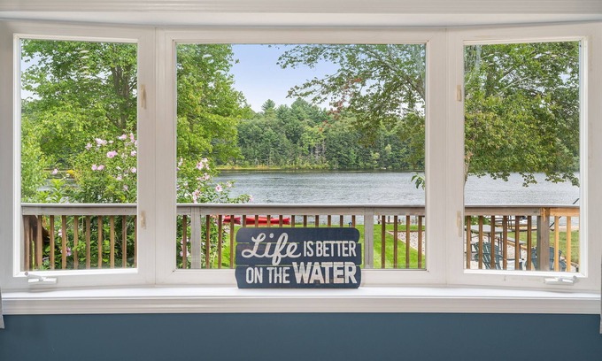 Pascoag House | Fully Renovated all season lakefront Home with beautiful views all year round!