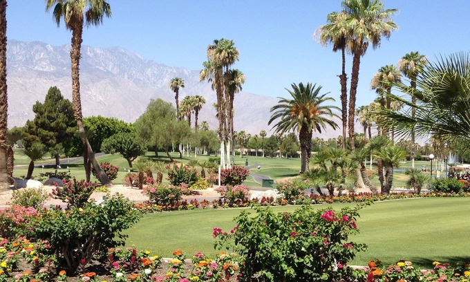 Palm Springs Condo | Fully renovated two master bedroom condo! Steps to pool at Desert Princess