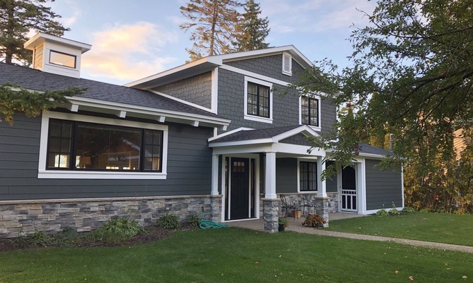 Indian River House | Fully updated lake front home on Sturgeon Bay, Burt Lake.