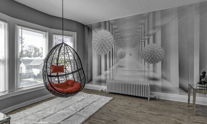 Allentown Apartment | ⭐FUN 3D Wall, HANGING SWING. ALLENTOWN, NEAR EVERYTHING!⭐