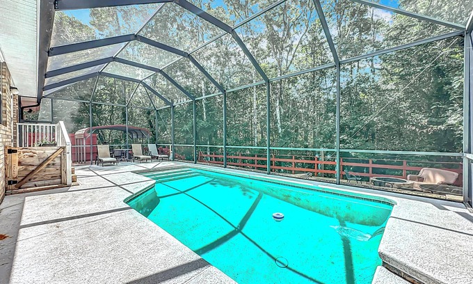 Doctors Inlet House | Fun Oasis: 4BR Home w/Private Pool & Game Room!